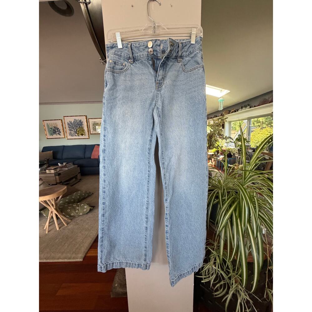 PacSun Casey Low Rise Baggy Jeans Women’s Size 25 Light Wash Wide Leg Y2K Denim - Picture 2 of 11